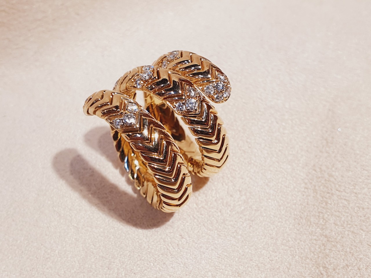 Bulgari anello Spiga